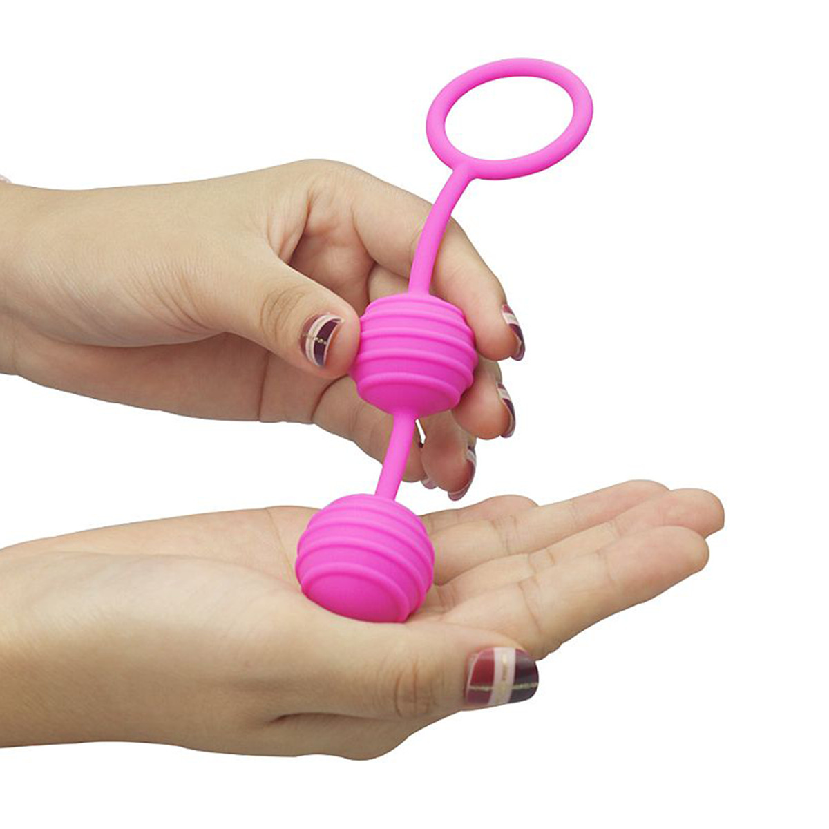 Bolas com Peso para Pompoar em ABS - Kegel Ball | Cor: Rosa - 3