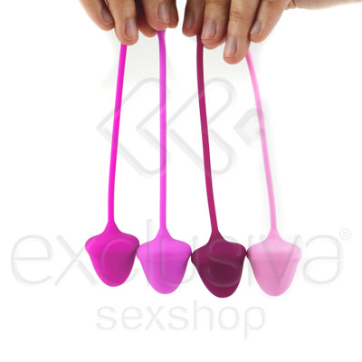 Foto 1 do produto Kegel Balls - Kit de Pompoarismo com 4 Pesos em Forma de Noz