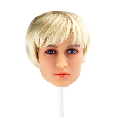 Keila - Boneca Realística em TPE com Cabelo Curto Loiro Médio, Olhos Azuis, Seios Fartos, Vértebras em Aço e Acessórios - 47 kg e 1,70 Metros de Altura