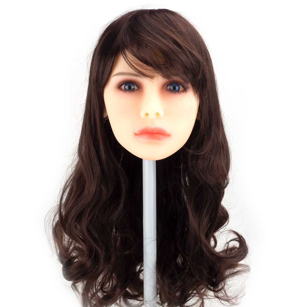 Kelly - Boneca Realística Feita em TPE com Cabelo Longo Escuro, Olhos Azuis, Seios Fartos, Boca Volumosa, Vértebras em Aço e Mais 6 Acessórios - 39 kg e 1,65 Metros de Altura - 11