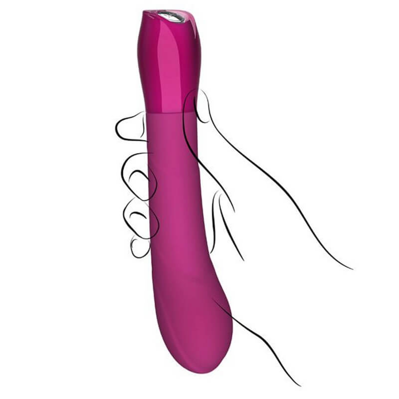 Key Ceres by Jopen - Vibrador Estimulador de Ponto G em Silicone com 7 Modos de Vibrações - 13,7 x 3,9 cm | Cor: Rosa - 6