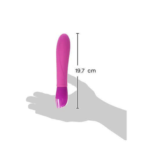 Vibrador em Silicone com 7 Modos de Vibrações - Key Ceres by Jopen - 19,7 x 3,9 cm - 3