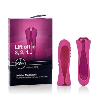 Foto 1 do produto Key Io Mini Massager by Jopen - Mini Massageador Estimulador de Clítoris com 5 Modos de Vibrações - 11 x 2,4 m