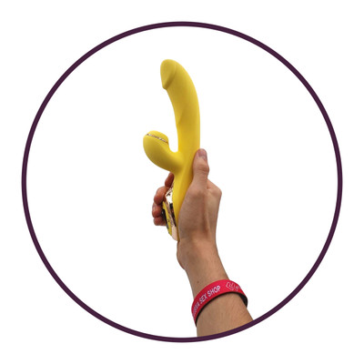 Foto 8 do produto Vibrador de Ponto G e Clitóris com Tela Led, 3 Modos de Pulsação, 9 Modos de Vibração e Aquecimento - Kiss Toy A-King Max Pro | 11,2 x 3,6 cm | Disponível em 2 Cores
