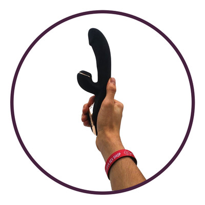 Foto 13 do produto Vibrador de Ponto G e Clitóris com Tela Led, 3 Modos de Pulsação, 9 Modos de Vibração e Aquecimento - Kiss Toy A-King Max Pro | 11,2 x 3,6 cm | Disponível em 2 Cores