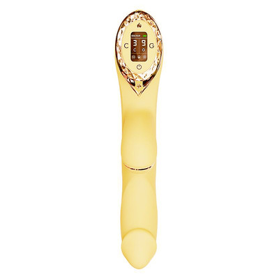Foto 5 do produto Vibrador de Ponto G e Clitóris com Tela Led, 3 Modos de Pulsação, 9 Modos de Vibração e Aquecimento - Kiss Toy A-King Max Pro | 11,2 x 3,6 cm | Disponível em 2 Cores