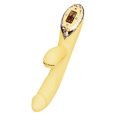 Foto 6 do produto Vibrador de Ponto G e Clitóris com Tela Led, 3 Modos de Pulsação, 9 Modos de Vibração e Aquecimento - Kiss Toy A-King Max Pro | 11,2 x 3,6 cm | Disponível em 2 Cores