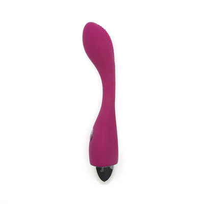 Foto 3 do produto Vibrador Estimulador de Ponto G e Clitóris Recarregável com 10 Modos de Vibração e Recarregável - Kisstoy Evelyn | 14 x 3,5 cm