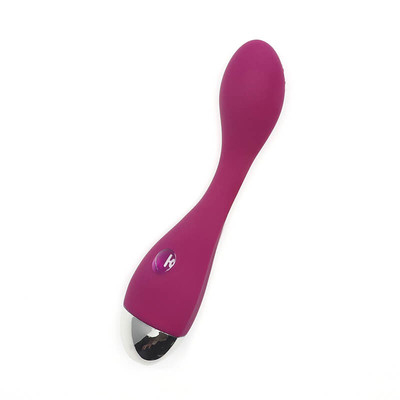 Foto 1 do produto Vibrador Estimulador de Ponto G e Clitóris Recarregável com 10 Modos de Vibração e Recarregável - Kisstoy Evelyn | 14 x 3,5 cm