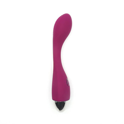 Foto 4 do produto Vibrador Estimulador de Ponto G e Clitóris Recarregável com 10 Modos de Vibração e Recarregável - Kisstoy Evelyn | 14 x 3,5 cm