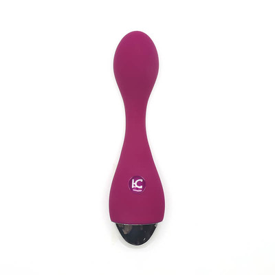Foto 5 do produto Vibrador Estimulador de Ponto G e Clitóris Recarregável com 10 Modos de Vibração e Recarregável - Kisstoy Evelyn | 14 x 3,5 cm
