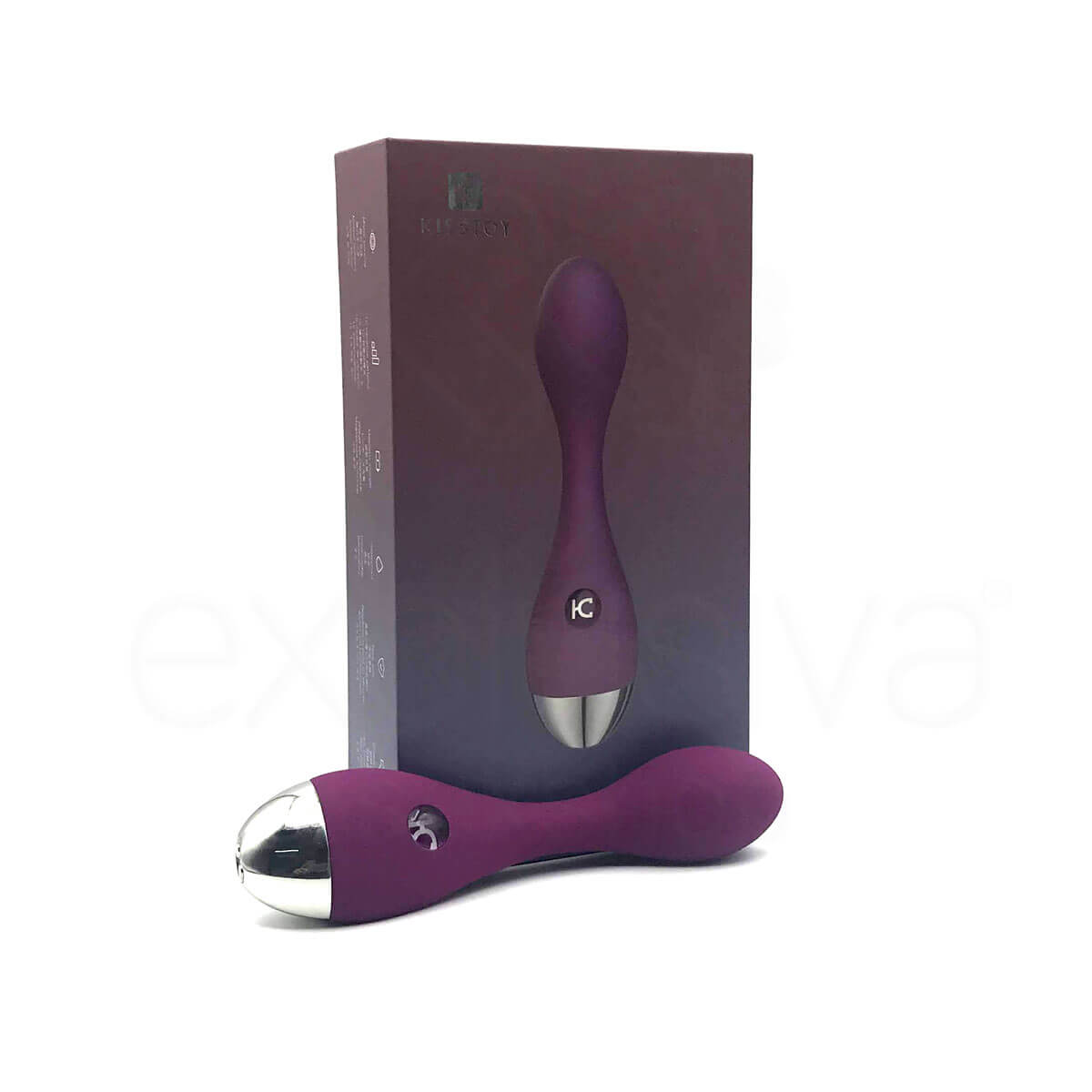 Vibrador Estimulador de Ponto G e Clitóris Recarregável com 10 Modos de Vibração e Recarregável - Kisstoy Evelyn | 14 x 3,5 cm - 7