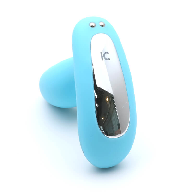 Vibrador e Massageador de Próstata com 10 Modos de Vibração, Recarregável com Controle Remoto - Kisstoy Man Gordon | 9,4 x 2,9 cm | Disponível em 2 Cores - 10