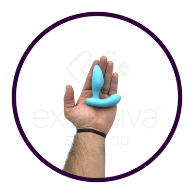 Vibrador e Massageador de Próstata com 10 Modos de Vibração, Recarregável com Controle Remoto - Kisstoy Man Gordon | 9,4 x 2,9 cm | Disponível em 2 Cores