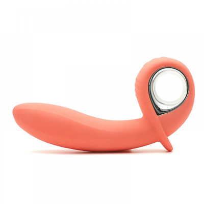 Foto 2 do produto Kisstoy Man Klein Vibrating Butt Plug - Massageador de Próstata com Inflação de Ar e 10 Modos de Vibração | Cor: Laranja
