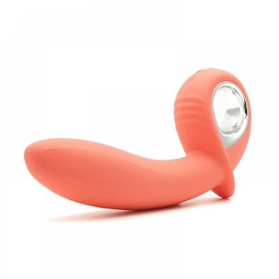 Foto 3 do produto Kisstoy Man Klein Vibrating Butt Plug - Massageador de Próstata com Inflação de Ar e 10 Modos de Vibração | Cor: Laranja