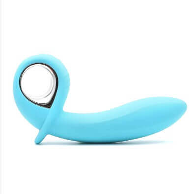 Kisstoy Man Klein Vibrating Butt Plug - Massageador de Próstata com Inflação de Ar e 10 Modos de Vibração | Cor: Azul - 3