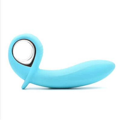Foto 3 do produto Kisstoy Man Klein Vibrating Butt Plug - Massageador de Próstata com Inflação de Ar e 10 Modos de Vibração | Cor: Azul