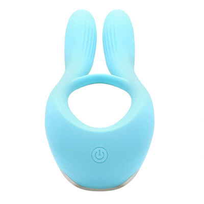 Foto 6 do produto Anel Peniano Feito em Silicone com Estimulador de Clítoris e 10 Modos de Vibração - Kisstoy Man Martin Cock Ring | Disponível em 2 cores