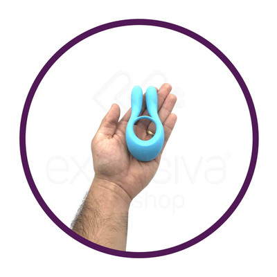 Foto 7 do produto Anel Peniano Feito em Silicone com Estimulador de Clítoris e 10 Modos de Vibração - Kisstoy Man Martin Cock Ring | Disponível em 2 cores