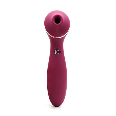 Foto 5 do produto Vibrador Estimulador Duplo com 3 Modos de Pulsação e 10 Modos de Vibração Recarregável - Kisstoy Polly Plus | Disponível em 3 Cores
