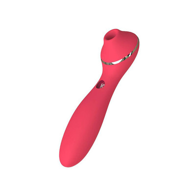 Foto 9 do produto Vibrador Estimulador Duplo com 3 Modos de Pulsação e 10 Modos de Vibração Recarregável - Kisstoy Polly Plus | Disponível em 3 Cores