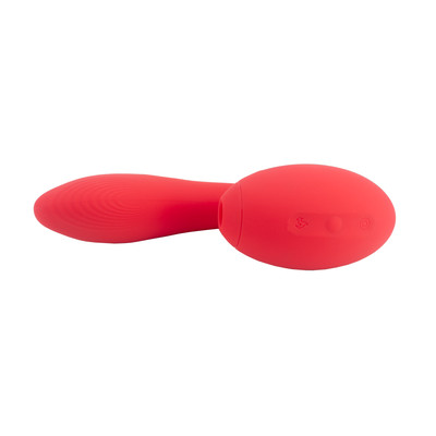 Foto 5 do produto Vibrador Estimulador de Ponto G e Clítoris com 10 Modos de Vibração e Tecnologia de Sucção em 5 Intesidades - Kistoy Tina | 19 x 5 cm