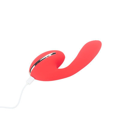 Foto 7 do produto Vibrador Estimulador de Ponto G e Clítoris com 10 Modos de Vibração e Tecnologia de Sucção em 5 Intesidades - Kistoy Tina | 19 x 5 cm