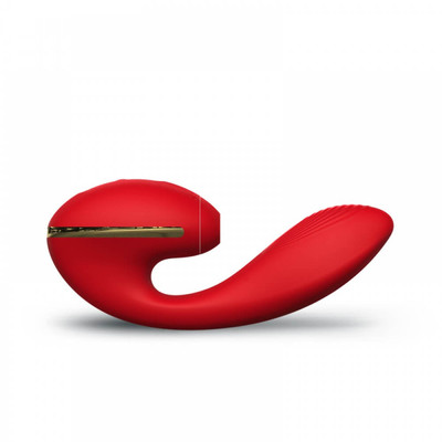 Foto 3 do produto Vibrador Estimulador de Ponto G e Clítoris com 10 Modos de Vibração e Tecnologia de Sucção em 5 Intesidades - Kistoy Tina | 19 x 5 cm