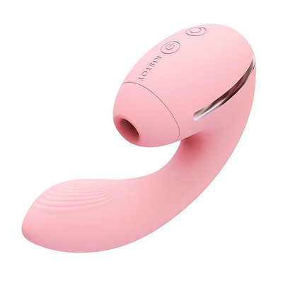 Foto 7 do produto Vibrador Estimulador de Ponto G e Clítoris com 10 Modos de Vibração e Tecnologia de Sucção - Kistoy Tina Mini | 16 x 4,5 cm | Disponível em 2 Cores