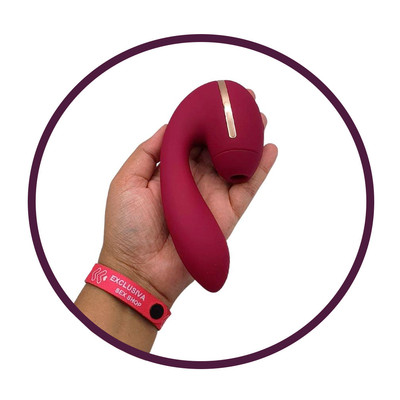 Foto 4 do produto Vibrador Estimulador de Ponto G e Clítoris com 10 Modos de Vibração e Tecnologia de Sucção - Kistoy Tina Mini | 16 x 4,5 cm | Disponível em 2 Cores