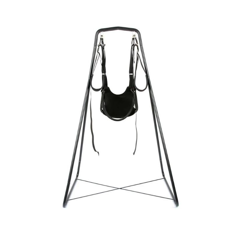 Kit com 2 Balanços Suspensos, Cadeira Erótica e Puff Inflável para Varinha Mágica - 3R Import - 2