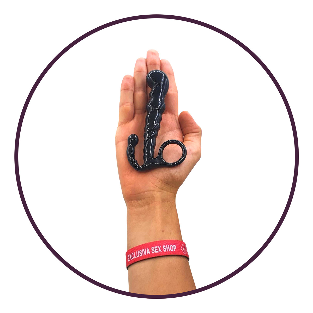 Kit com 2 Massageadores de Próstata em Silicone com Tamanhos Diferentes - Dom M3 - 3