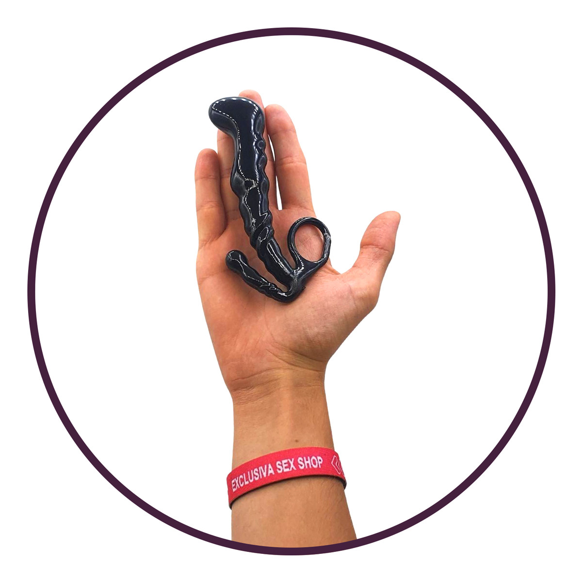 Kit com 2 Massageadores de Próstata em Silicone com Tamanhos Diferentes - Dom M3 - 4