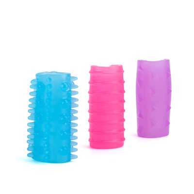 Kit com 3 Anéis Peniano em Silicone com Formato Cilíndrico e Textura Externa - Convex Stimulus