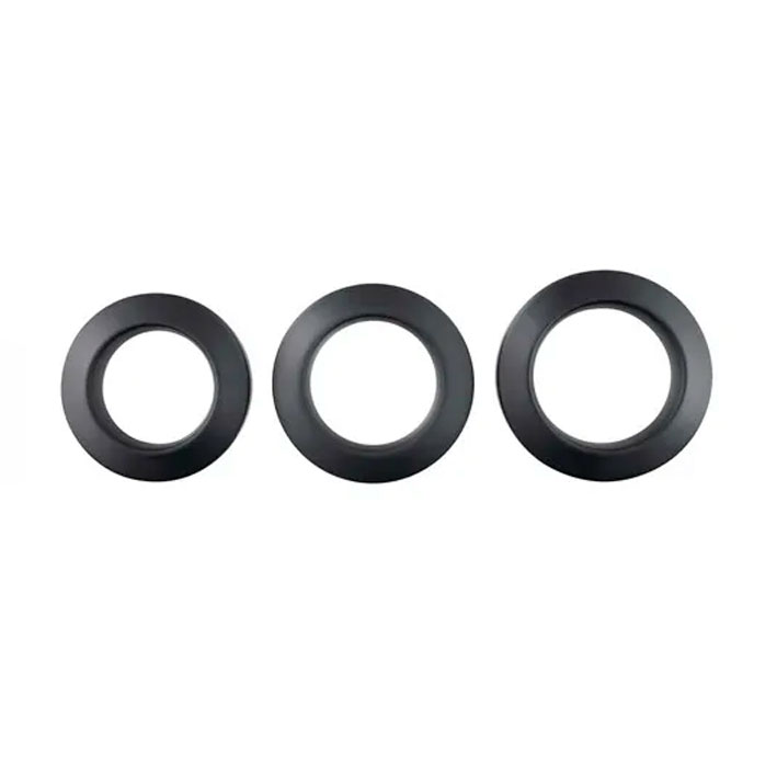 Kit com 3 Anéis Penianos em Silicone - Adam & Eve 3-Piece Pênis Ring Set - 5