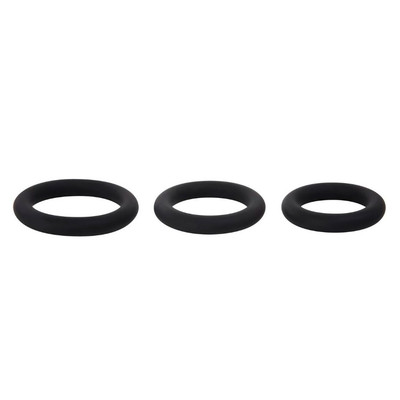 Foto 2 do produto Kit com 3 Anéis Penianos em Silicone - Adam & Eve Silicone Penis Ring Set