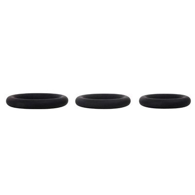 Foto 4 do produto Kit com 3 Anéis Penianos em Silicone - Adam & Eve Silicone Penis Ring Set