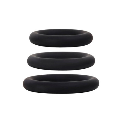 Foto 5 do produto Kit com 3 Anéis Penianos em Silicone - Adam & Eve Silicone Penis Ring Set