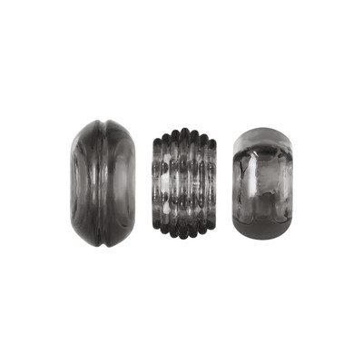 Foto 4 do produto Kit com 3 Anéis Penianos em Silicone Hipoalérgico de Diferentes Formatos - Zero Tolerance Triple Thick