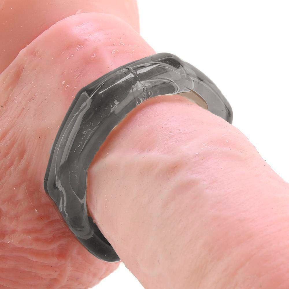 Kit com 3 Anéis Penianos em Silicone Hipoalérgico de Diferentes Formatos - Zero Tolerance Triple Thick - 6