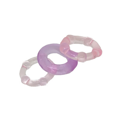 Foto 1 do produto Kit com 3 Anéis Penianos com Tamanhos Crescentes em Silicone - Our Moment
