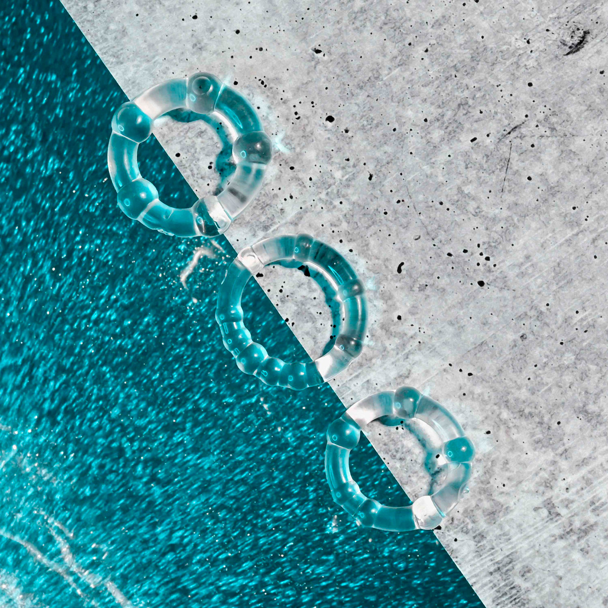 Kit com 3 Anéis Penianos em TPE - Selopa Erection Rings - 4