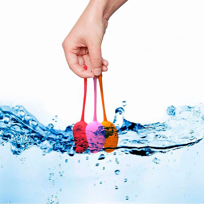 Kit com 3 Forma de Manga para Pompoar em Silicone e Alça de Segurança | Kegel Exercise System - 8