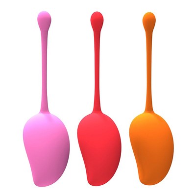 Kit com 3 Forma de Manga para Pompoar em Silicone e Alça de Segurança | Kegel Exercise System