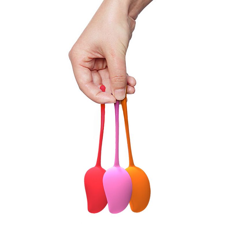 Kit com 3 Forma de Manga para Pompoar em Silicone e Alça de Segurança | Kegel Exercise System - 2