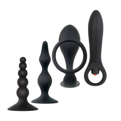 Foto 6 do produto Kit com 4 Estimuladores de Próstata em Silicone com Cápsula Vibratória - Zero Tolerance Intro To Prostate Kit