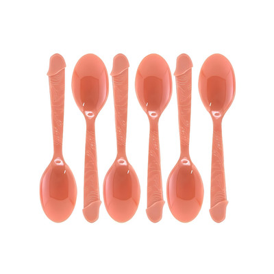 Kit com Colheres em Formato de Pênis - Sexy Import | 6 Unidades