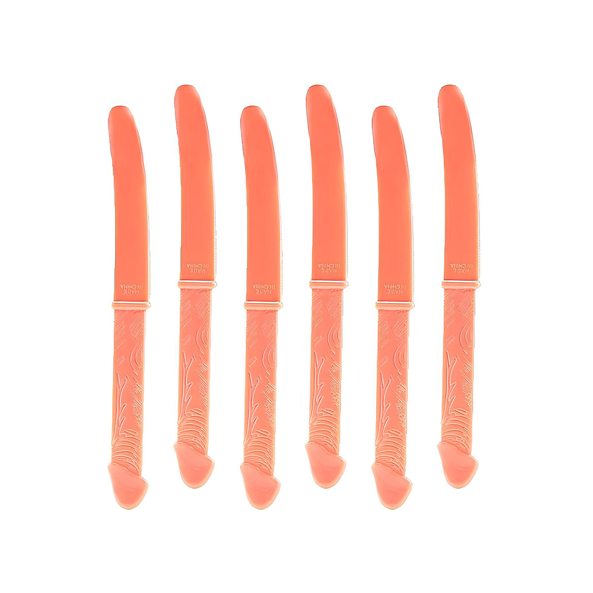 Kit com Facas em Formato de Pênis - Sexy Import | 6 Unidades - 1