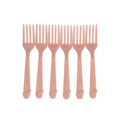 Foto 1 do produto Kit com Garfos em Formato de Pênis - Sexy Import | 6 Unidades